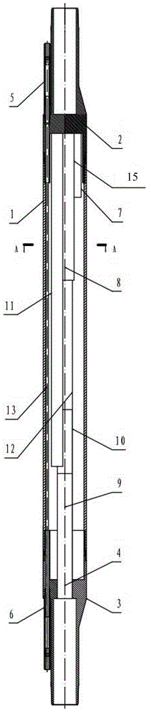 A control device for downhole stratified flow of water injection wells