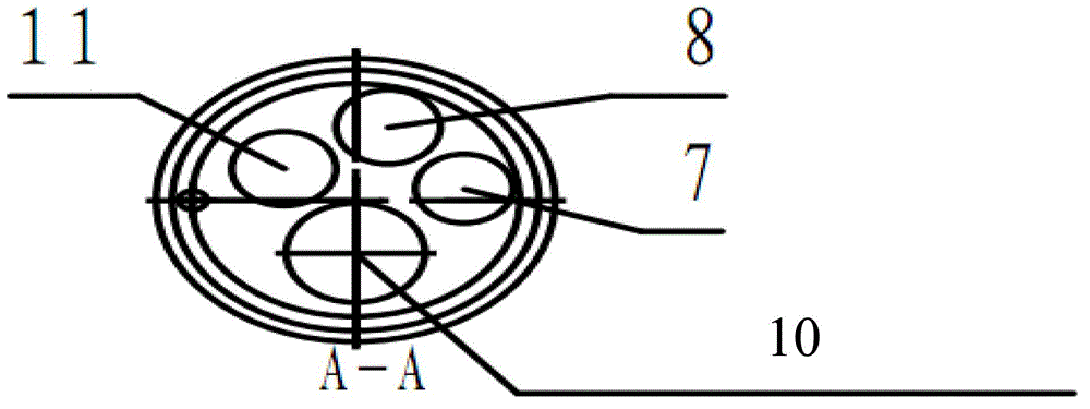 A control device for downhole stratified flow of water injection wells