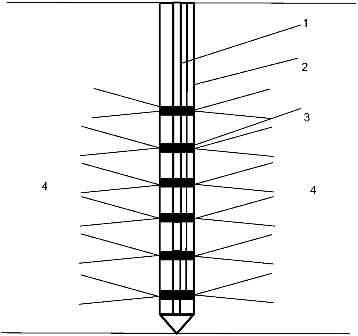 Ultrasonic wave based soft foundation treatment solidification speed increasing method