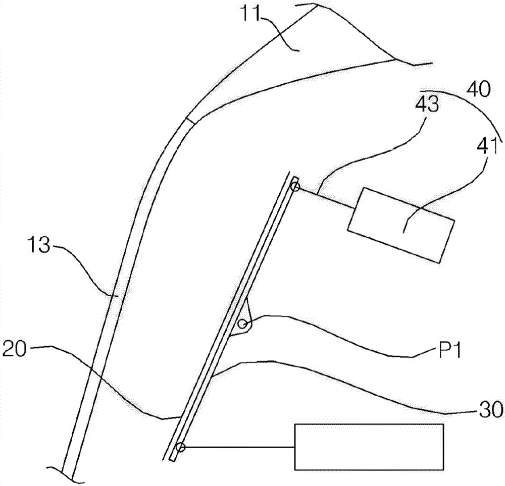 Lamp device for vehicle