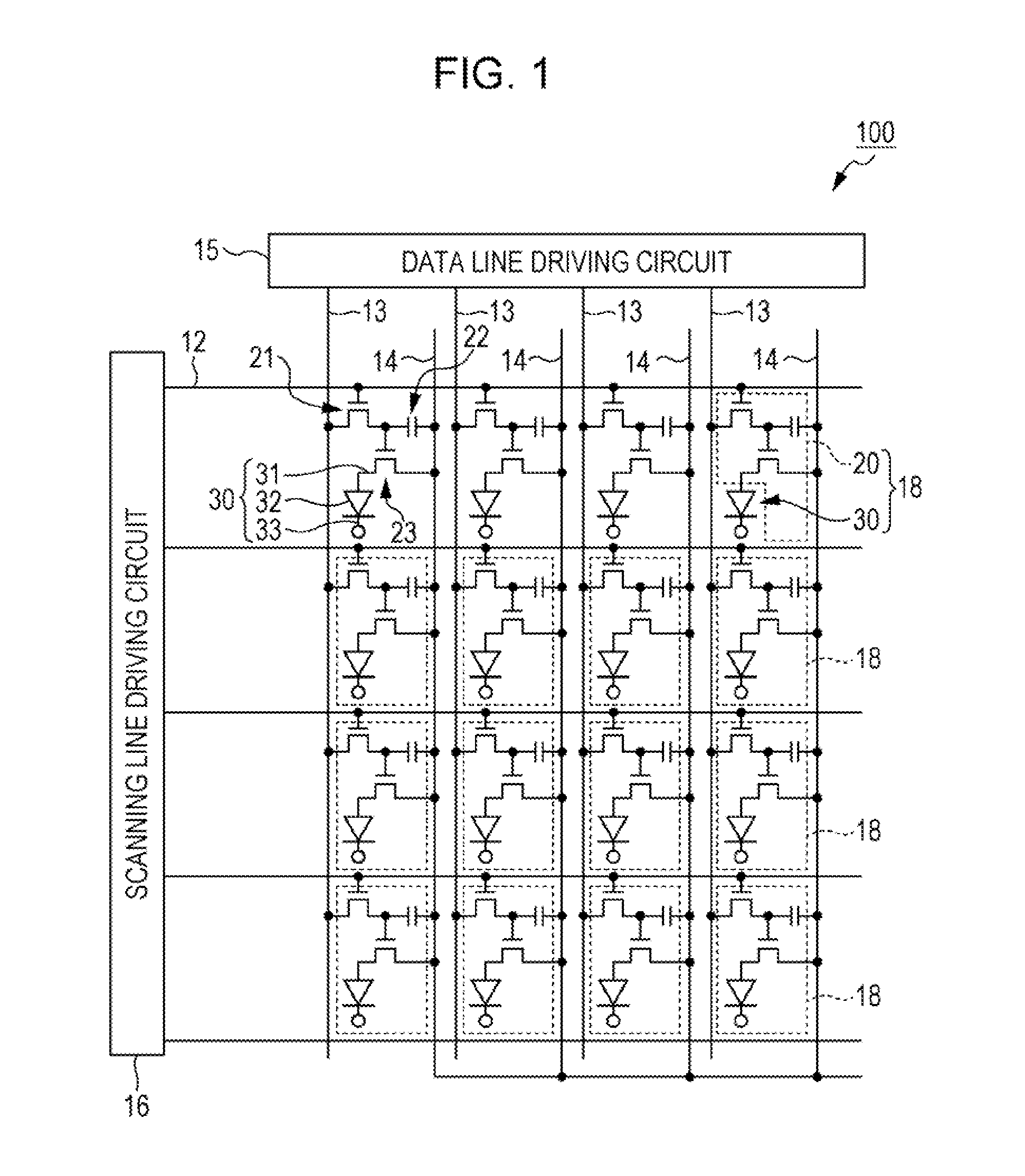 Organic el device and electronic apparatus