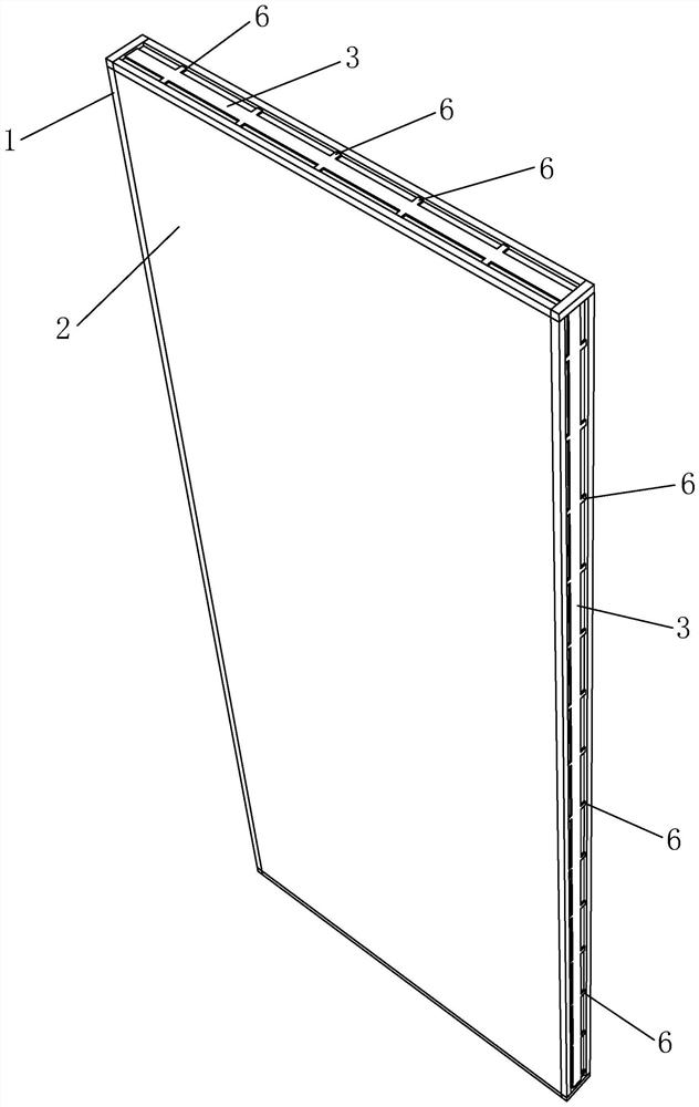 Corner decorative glass plate for disinfection cabinet and manufacturing method thereof