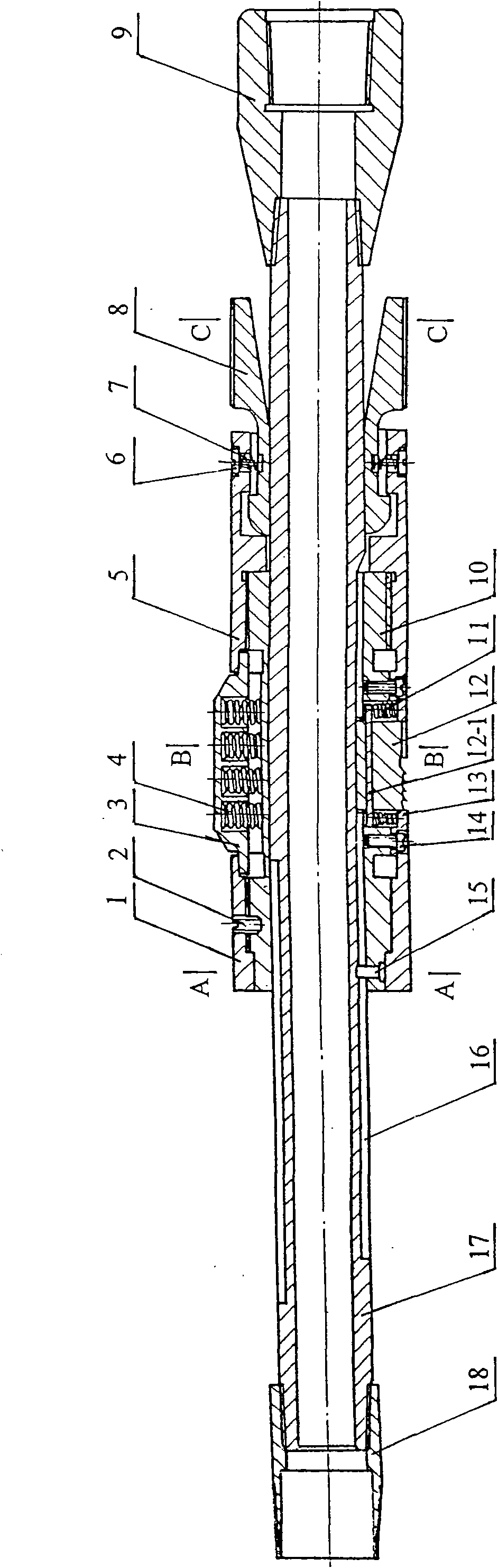 Anchoring device of screw pump