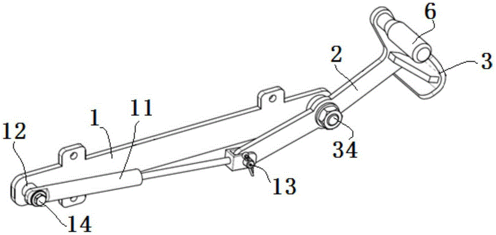 A battery locking device and an electric forklift