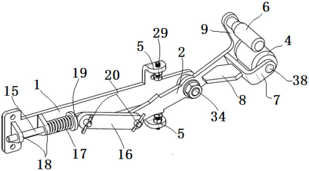 A battery locking device and an electric forklift