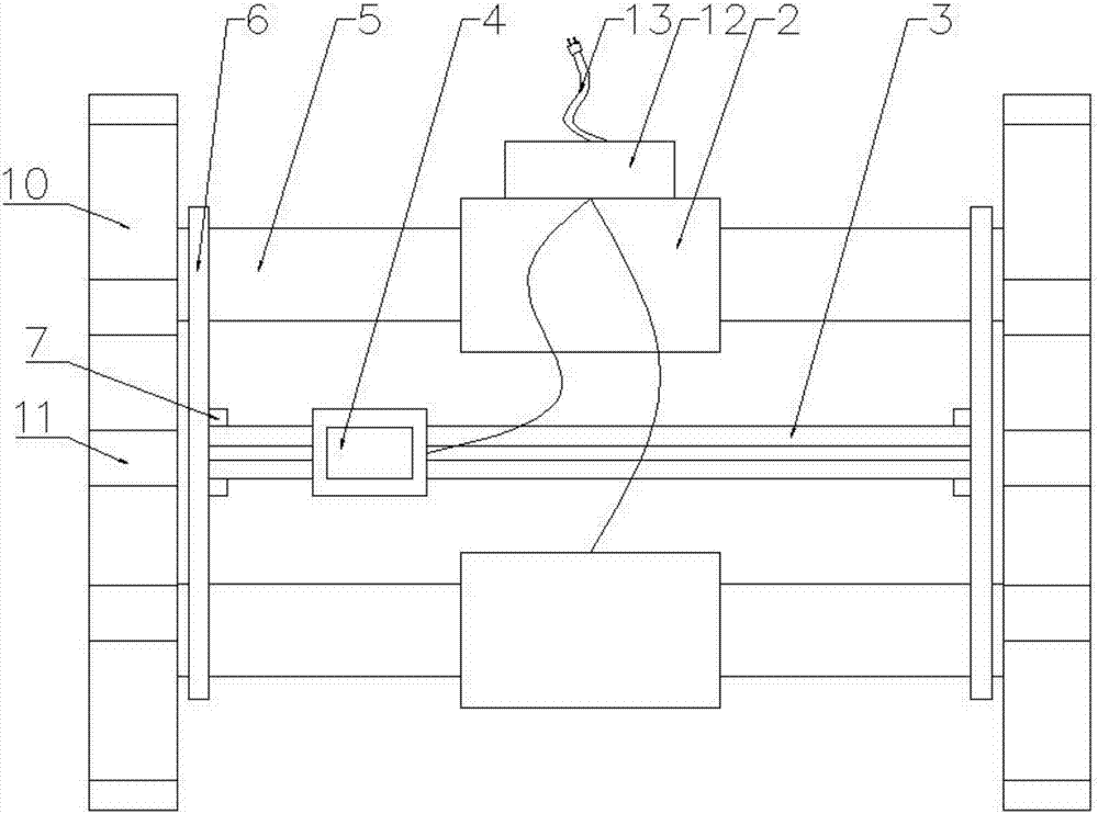 Stair climbing robot with cleaning effect