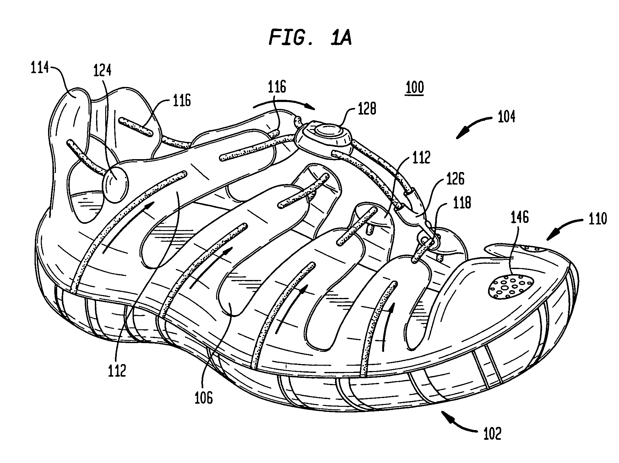 Shoe with lacing