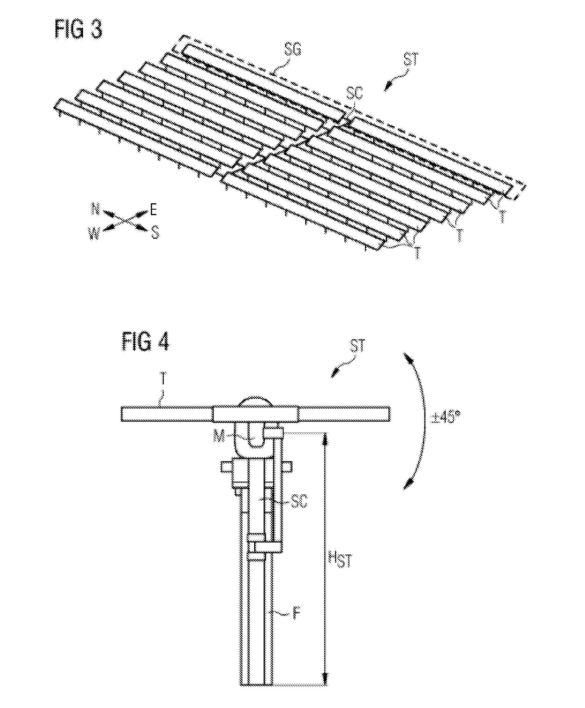 Method and Device for Creating System Layout of Photovoltaic Open-Space Power Plant Having Solar Trackers