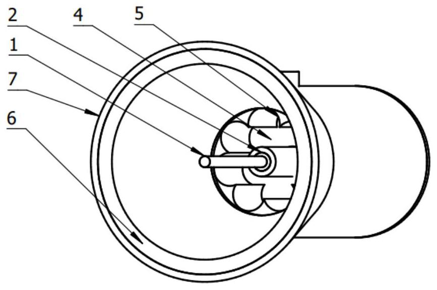 Double-section coaxial toothed cathode pulse plasma thruster