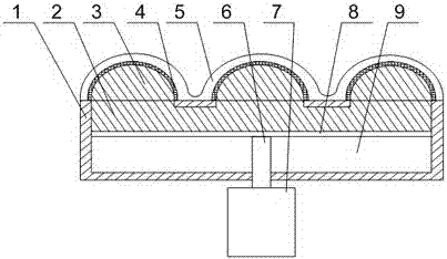 A dry structure of copper wire after annealing and cooling treatment