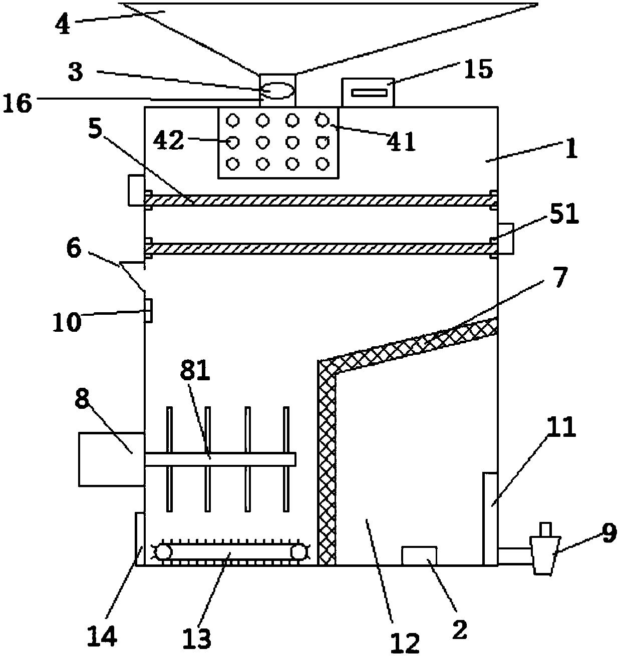 Device for collection and purification of rainwater in western regions