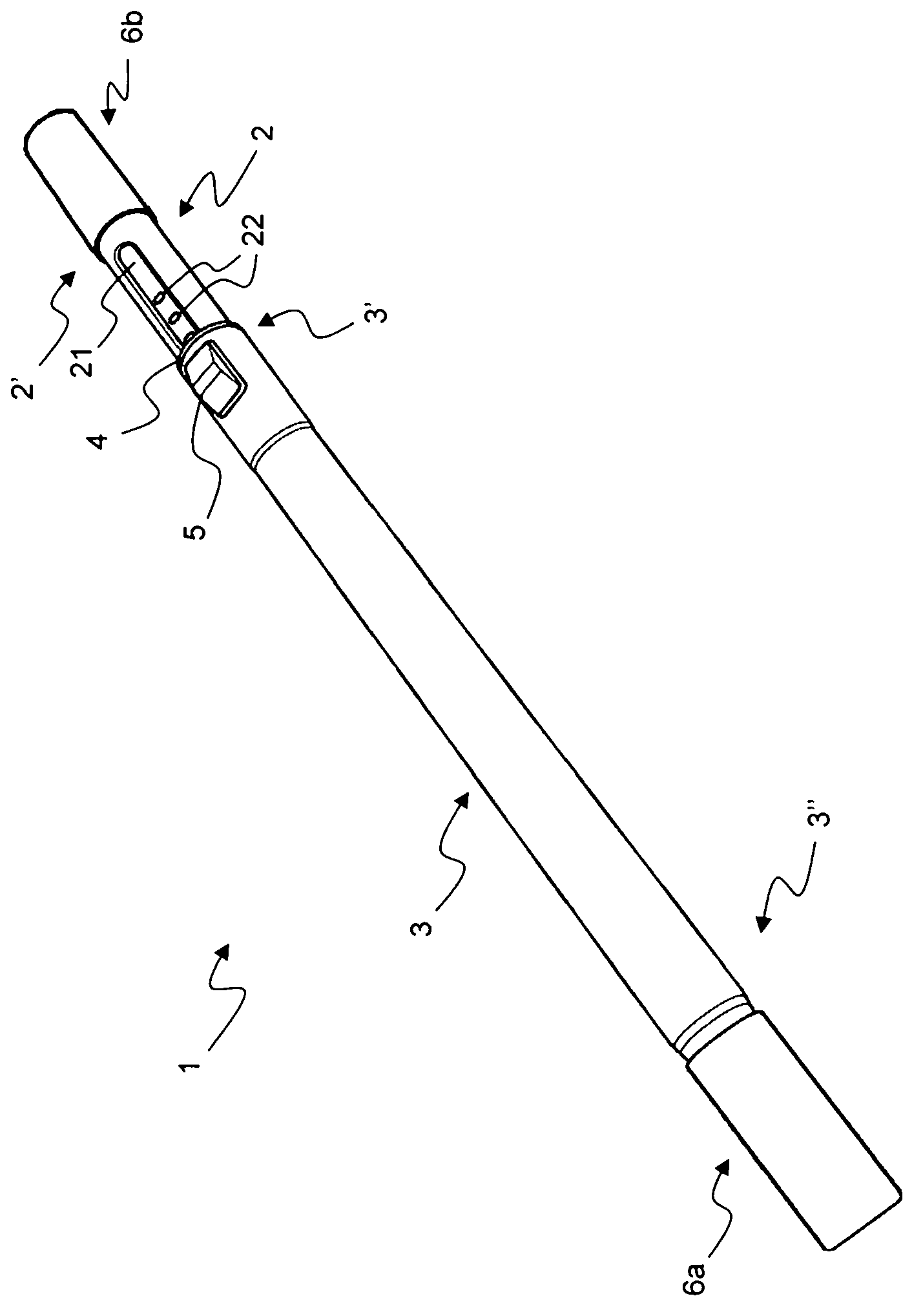 Metal tube for a vacuum cleaner, shaped with an engaging means for a suction tool or for a connection device