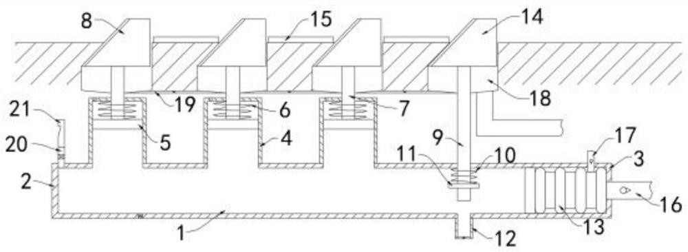 An anti-vehicle retrograde device with self-cleaning function