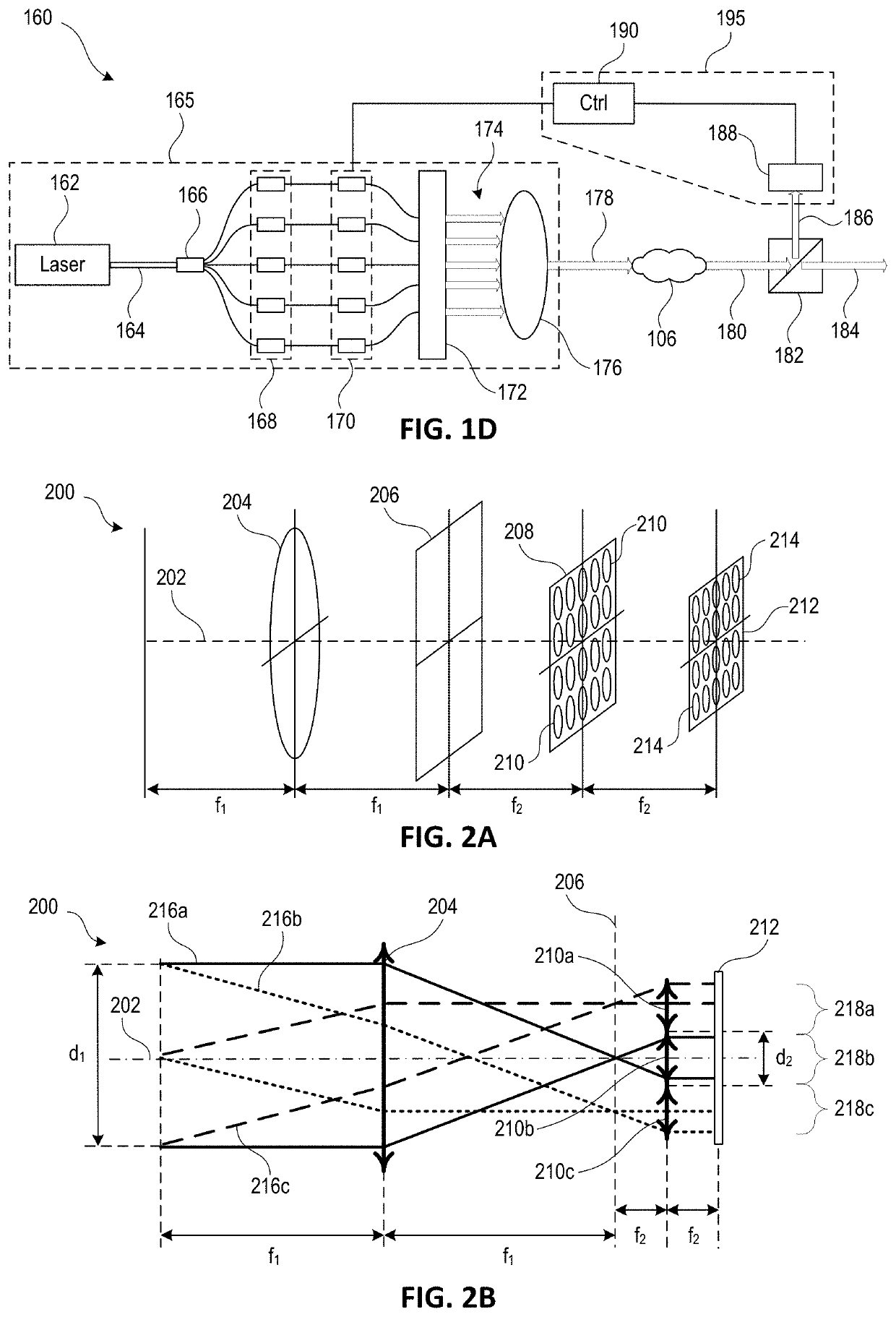 Light field-based beam correction systems and methods