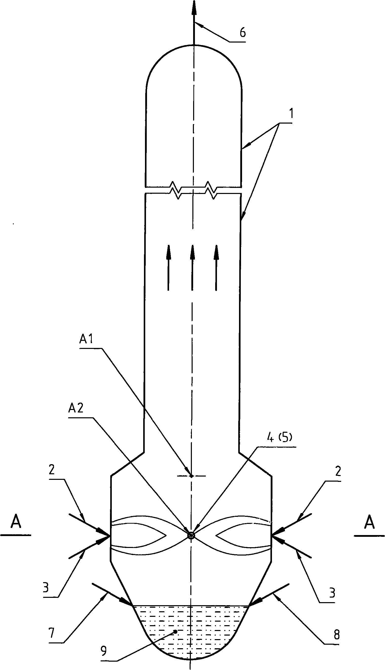 Method for making reducing gas special for indirect reduction of iron oxides