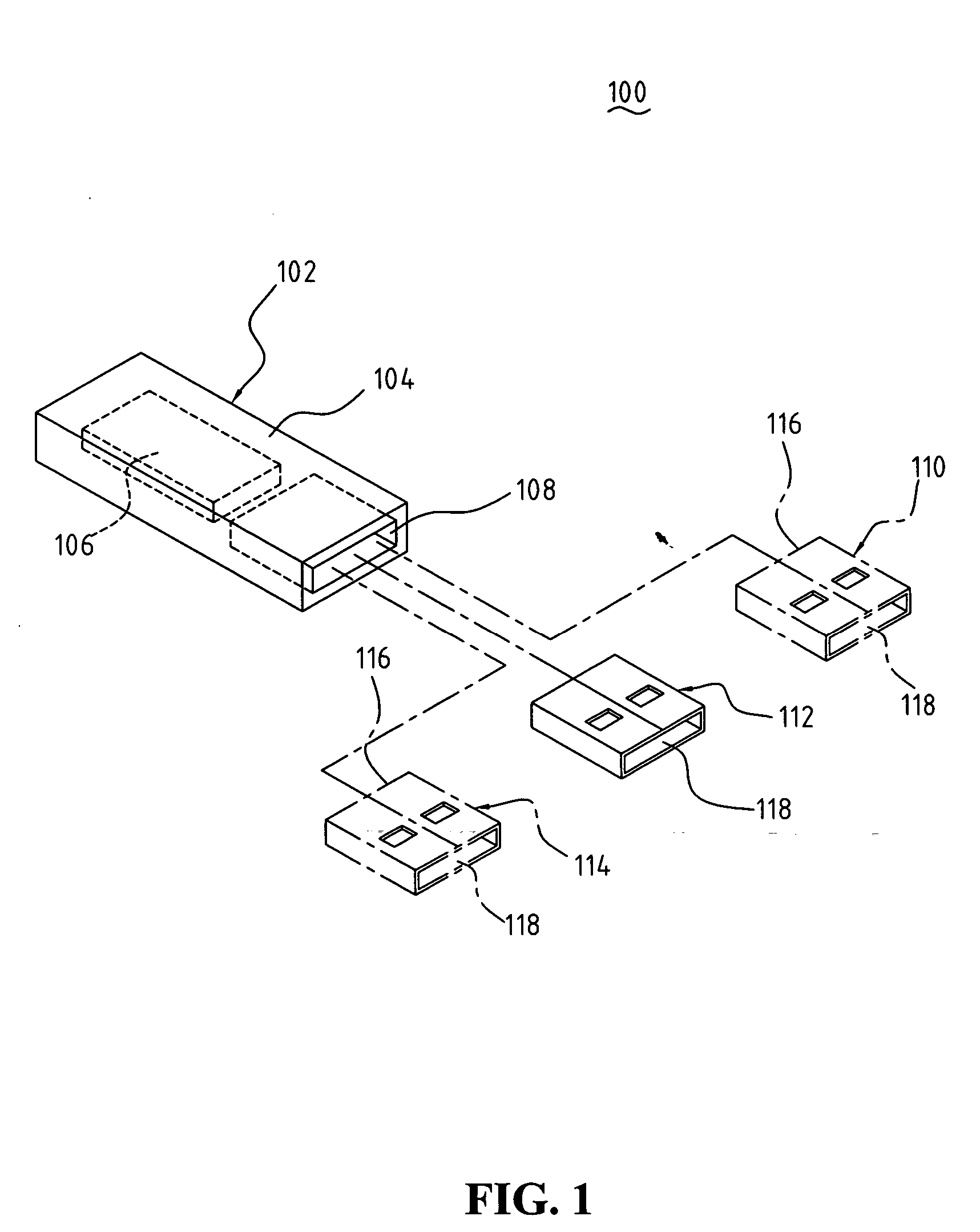 Portable storage device with interchangeable connector