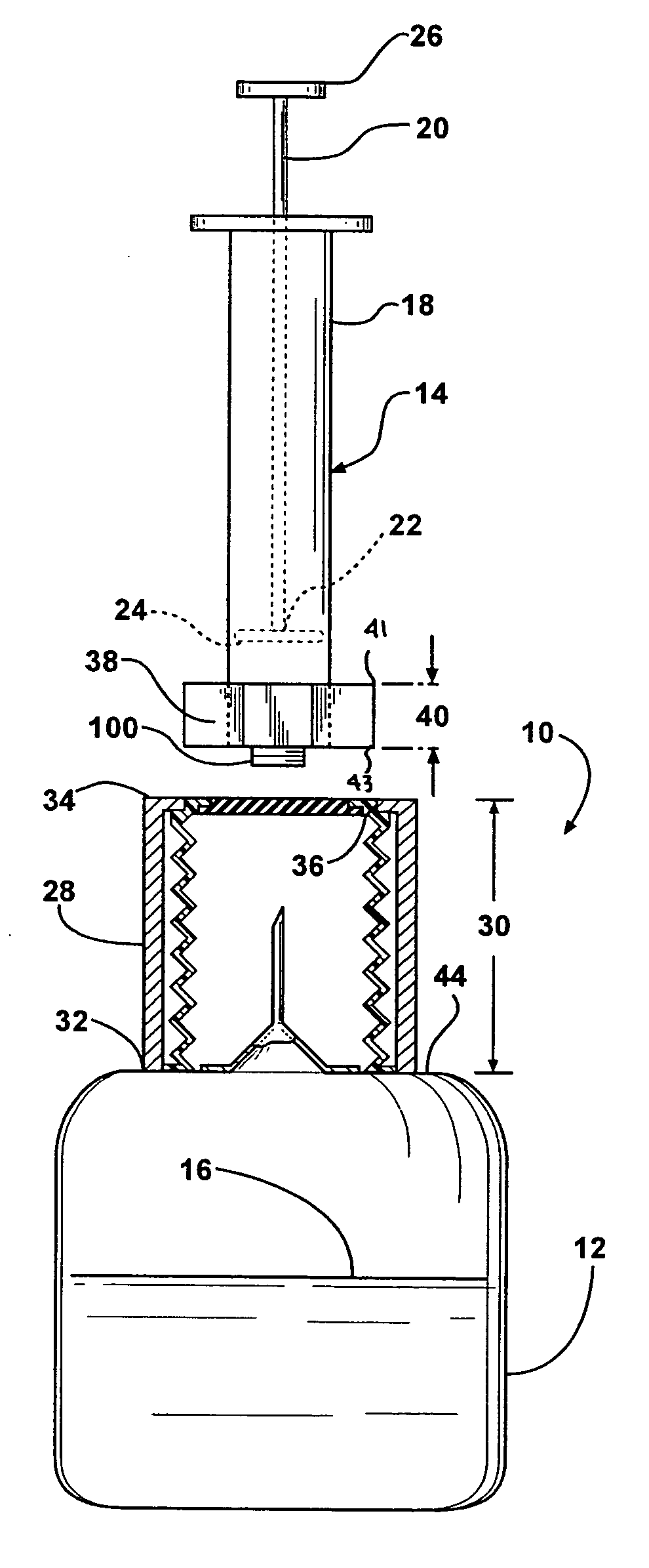 Needle-less fluid delivery assembly and error prevention system
