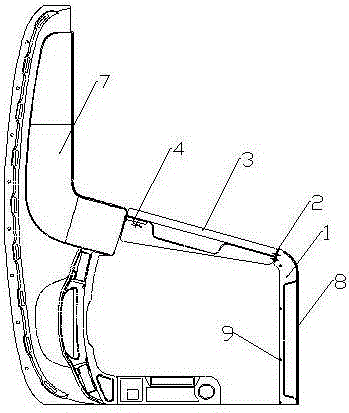 Lightweight driver enclosure with frame arranged inside