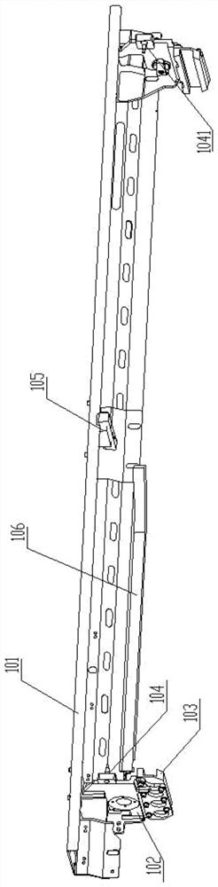 Electric device of passenger car split sliding plug door