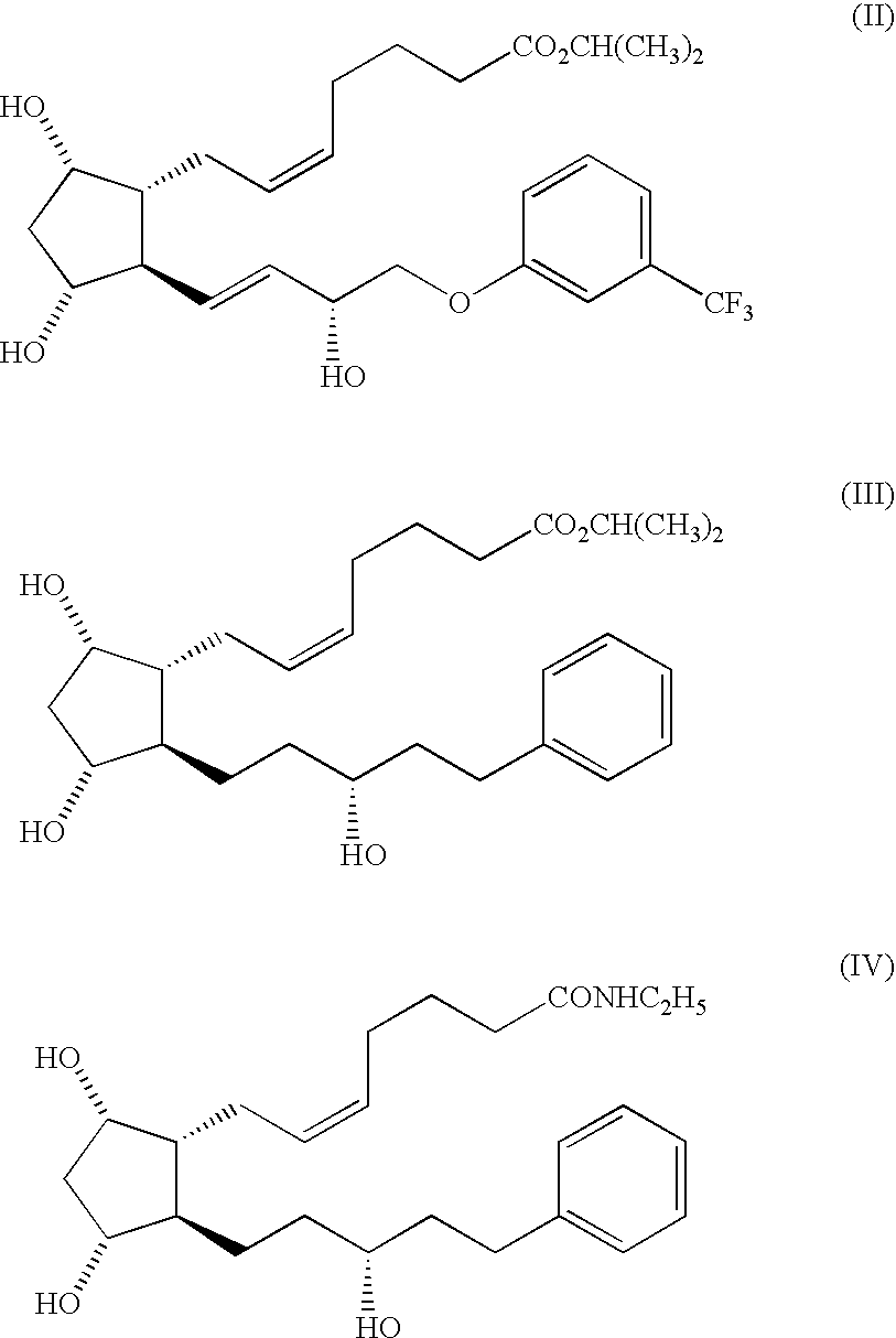 Stable prostaglandin-containing compositions