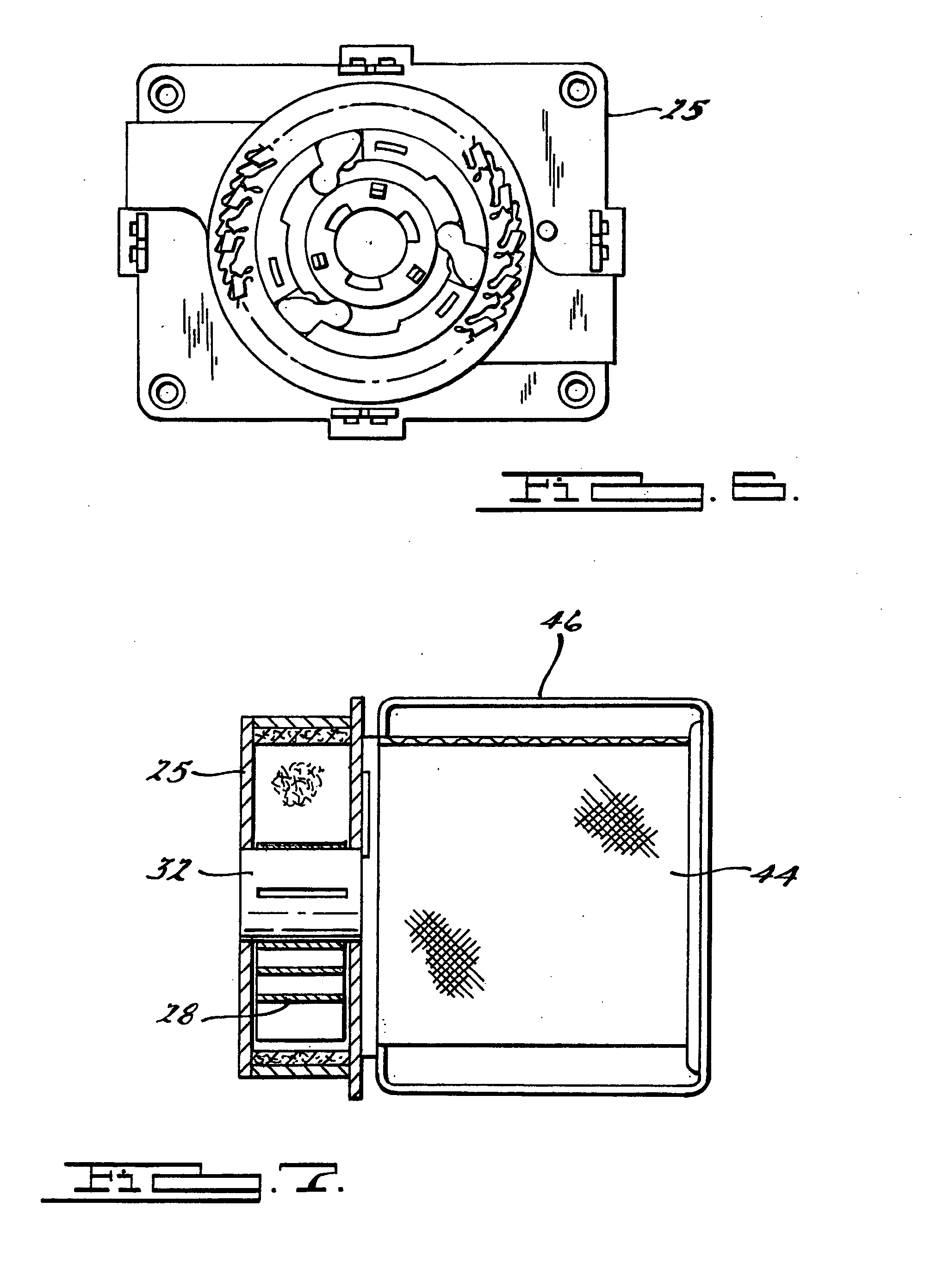 Micro gas generator including an initiator blast shield