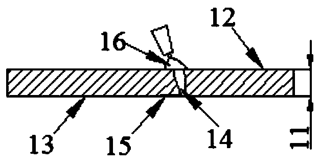 Surface overlaying method of thin-walled metal