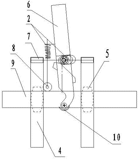 Manually-assisted handheld gear-rack variable-diameter branch clamping bergamot pear girdling device