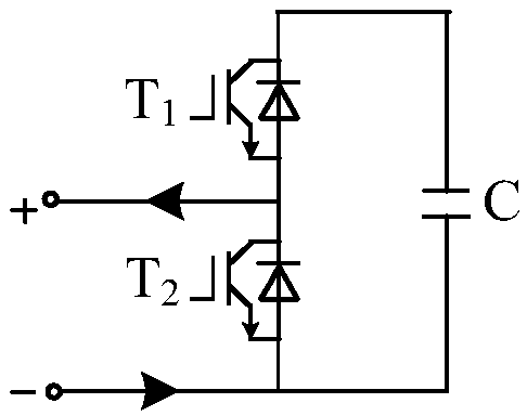 A method and device for controlling pressure equalization of mixed twin modules MMC