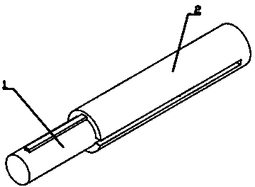Novel controllable telescopic rod