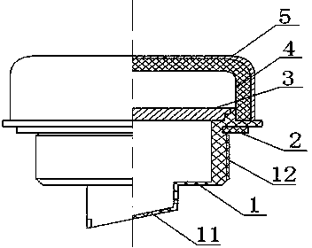 Anti-acid mist type battery filling cap