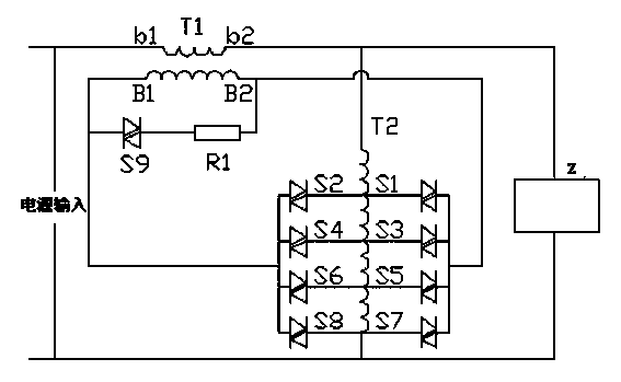 Undisturbed switching mechanism of voltage-stabilization electricity-saving device