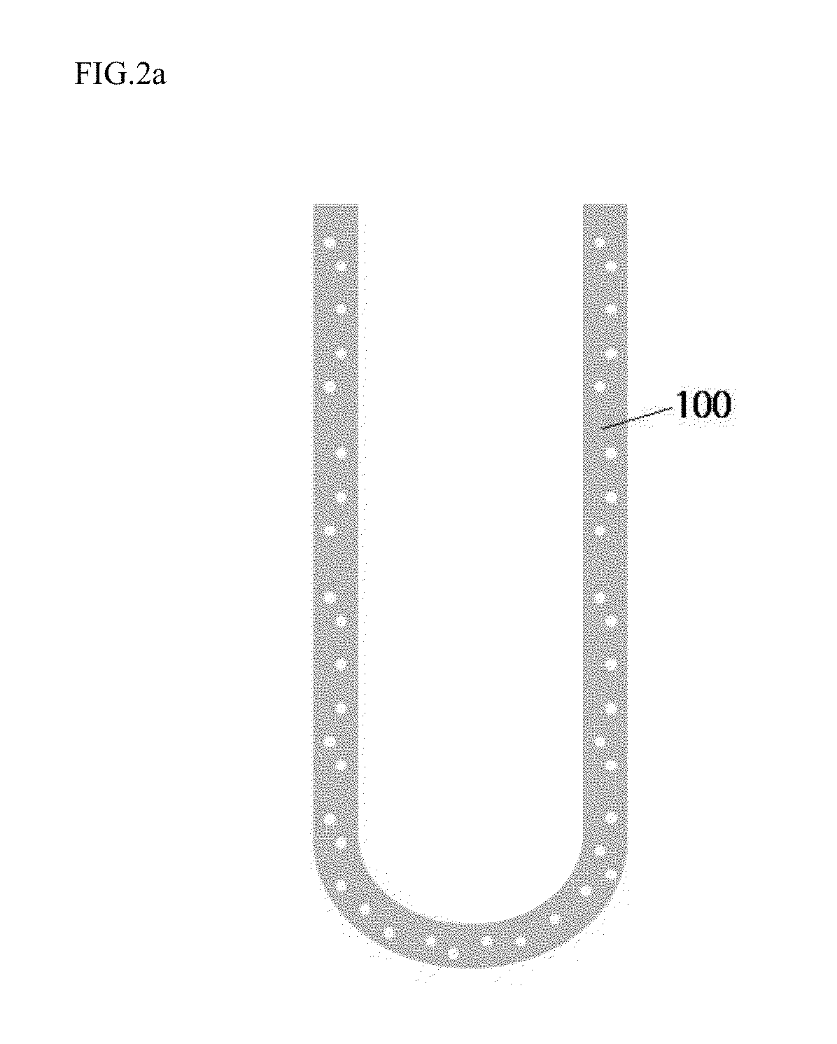 Amtec unit cell with partially opened internal electrode and method for manufacturing the amtec cell