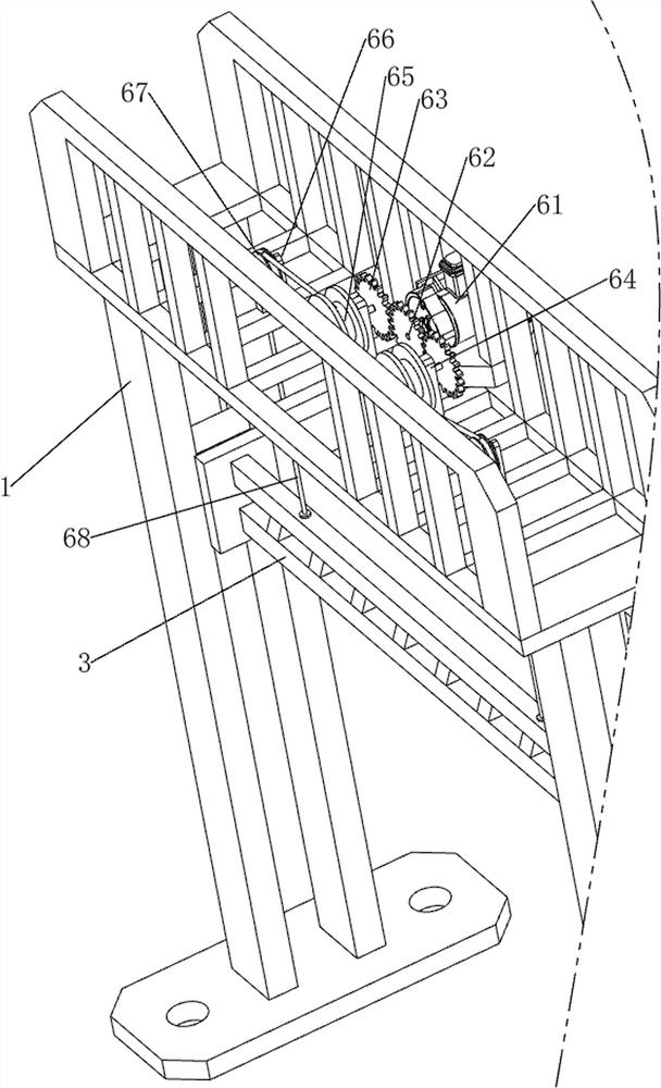 Municipal height-adjustable height limiting rod