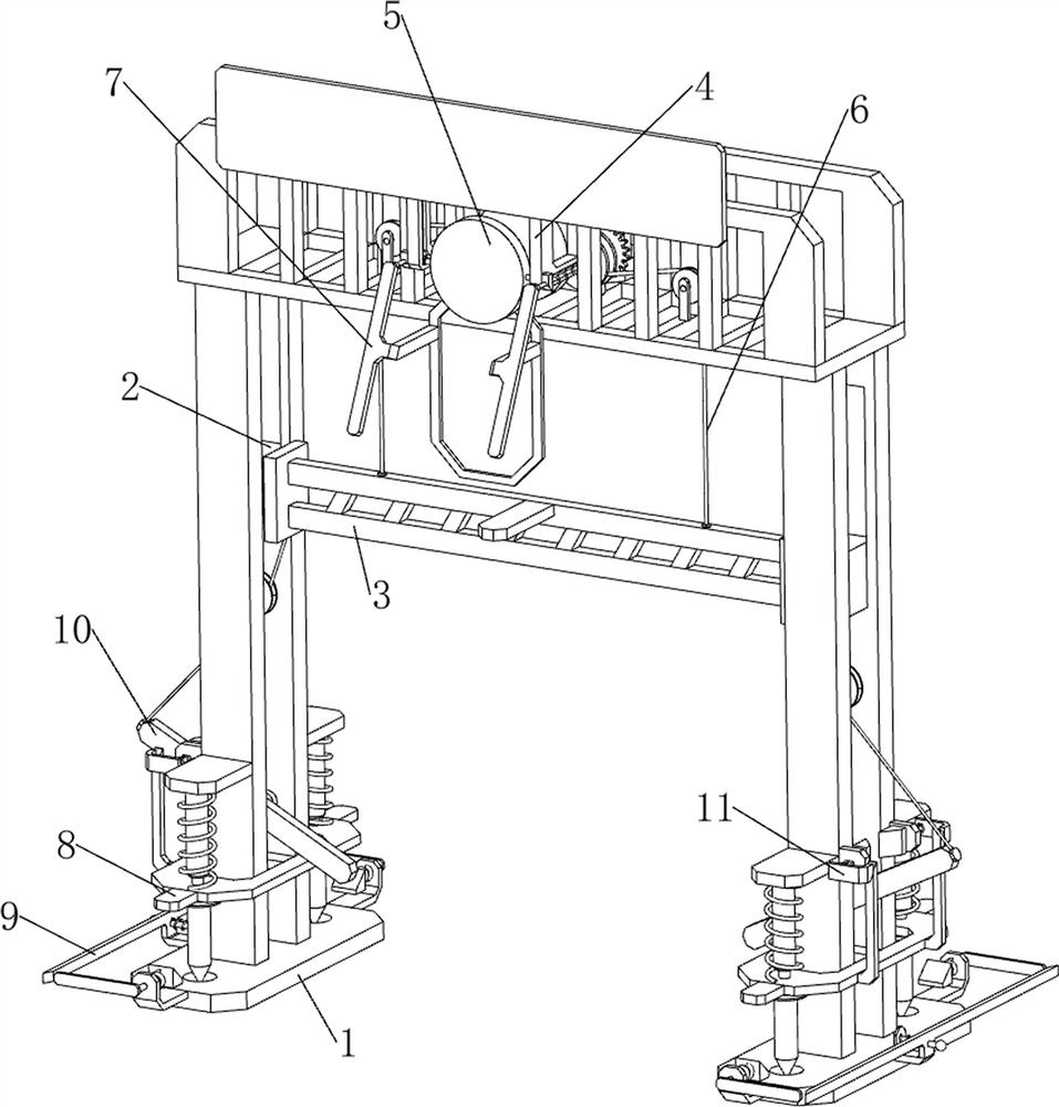 Municipal height-adjustable height limiting rod