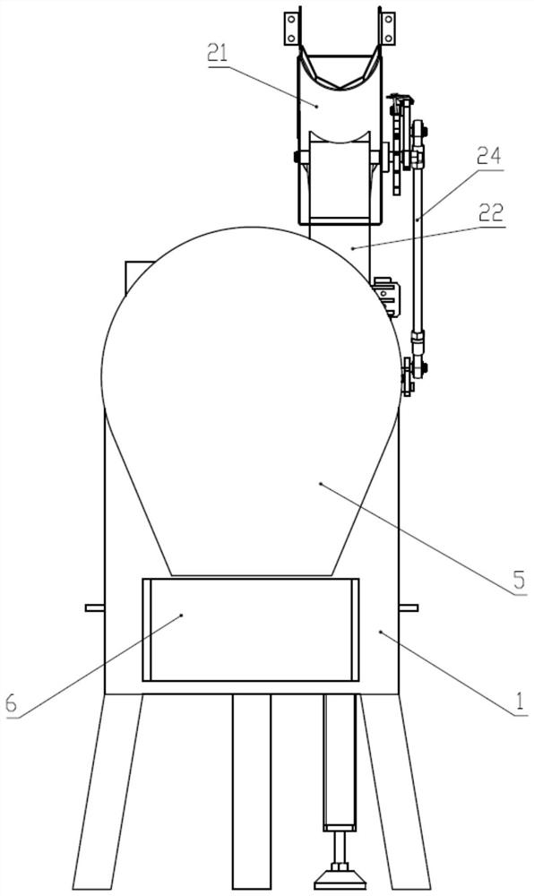 Automatic slicing device for lemon slicing