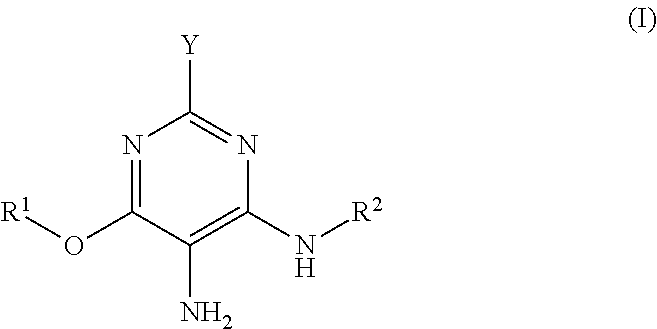 Hair dye agent comprising aminopyrimidine derivatives