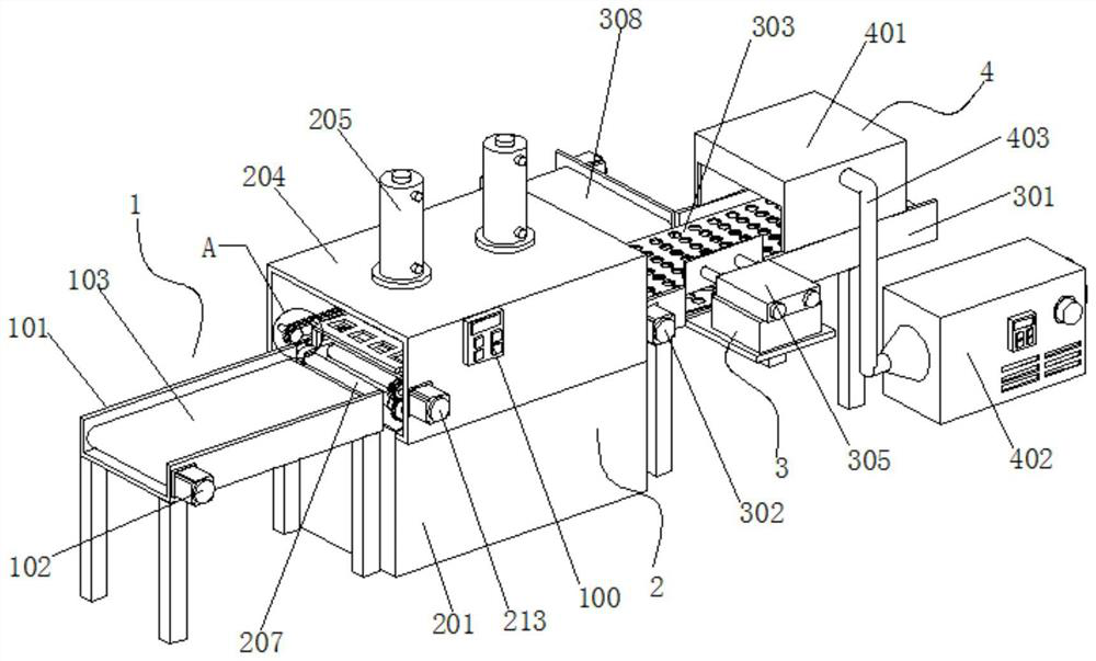 Food package sealing performance detection system