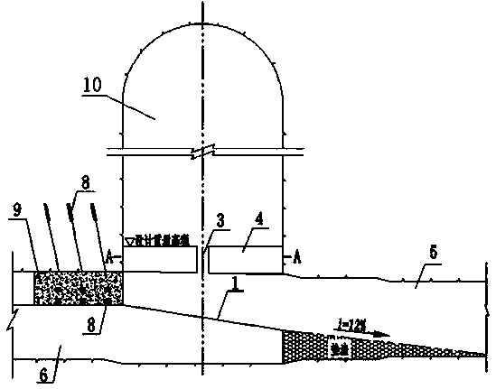 Excavation method of large-diameter cylindrical tailrace surge chamber