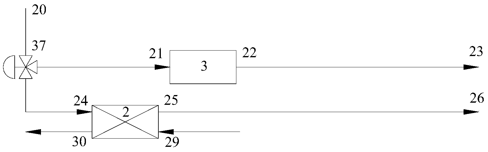 Concentrating type solar heat collecting and crude oil heating system