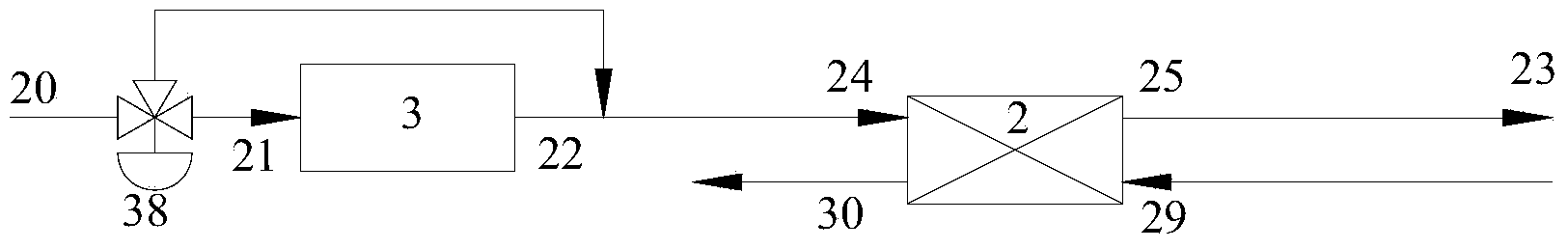 Concentrating type solar heat collecting and crude oil heating system