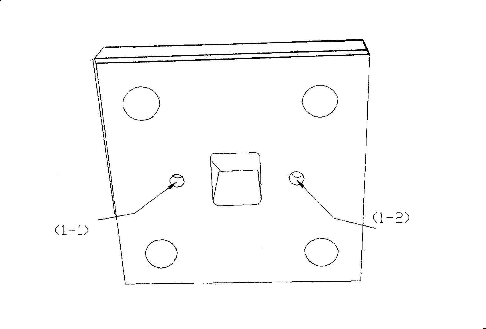 Rigid PVC co-extrusion wood-like outdoor furniture section steel and preparation method thereof