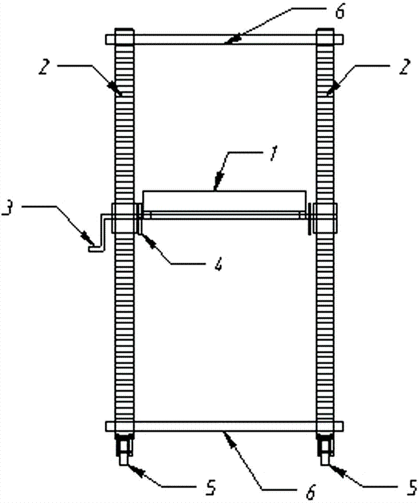 Thermal excitation device for infrared thermal imaging nondestructive detection on concrete structure