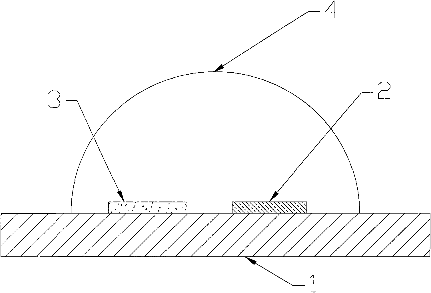 Series LED (Light Emitting Diode) light source with by-pass protection