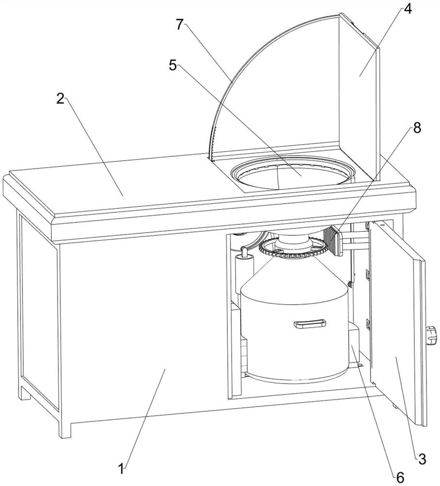 Automatic collection device for laboratory chemical sewage