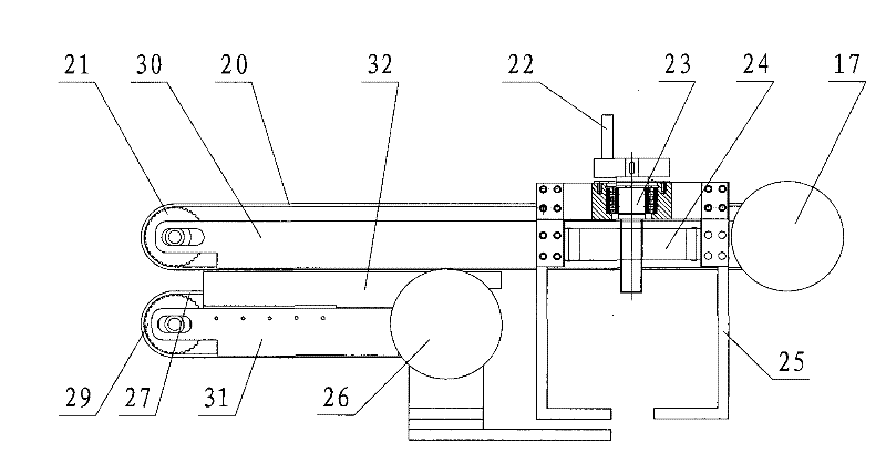 Ham sausage ordering and conveying device