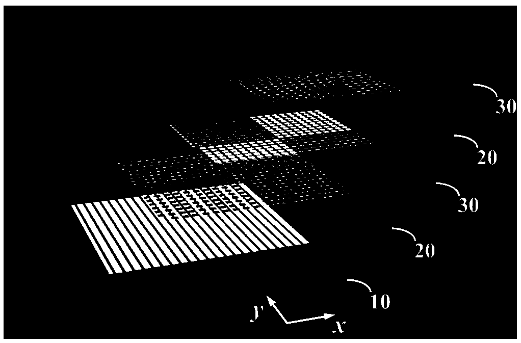 Spatial polarization filter