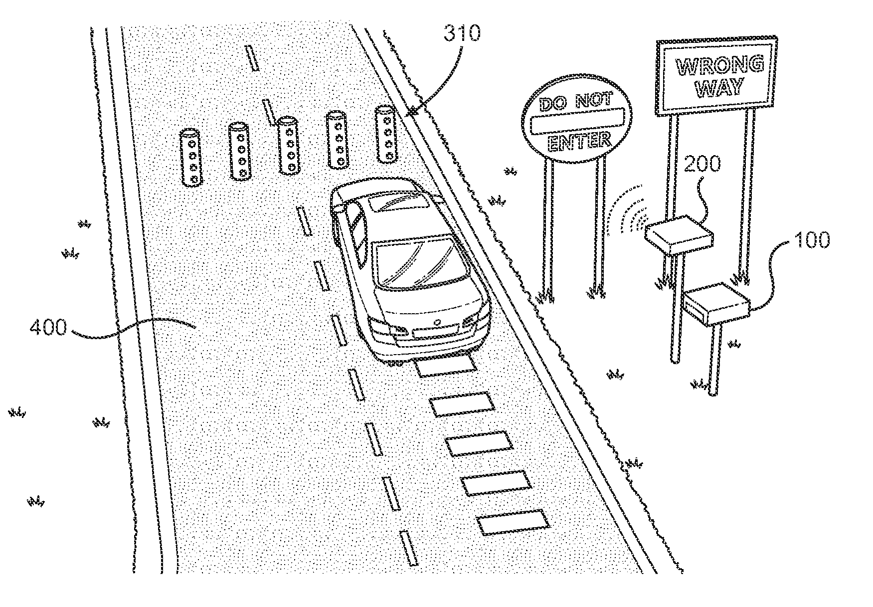 Entrance and Exit Ramp Safety System