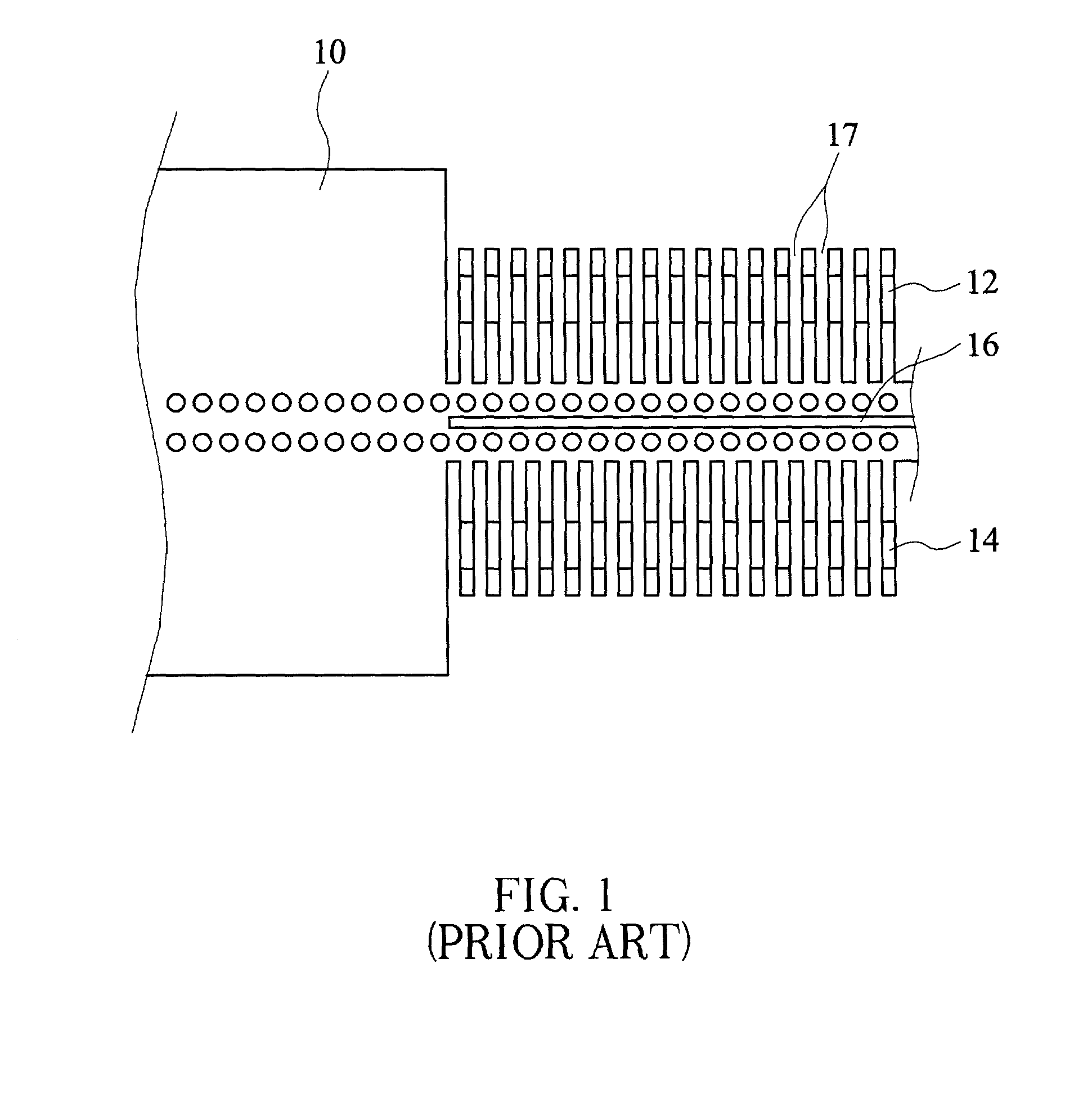 Shifting device for manufacturing continuous terminals