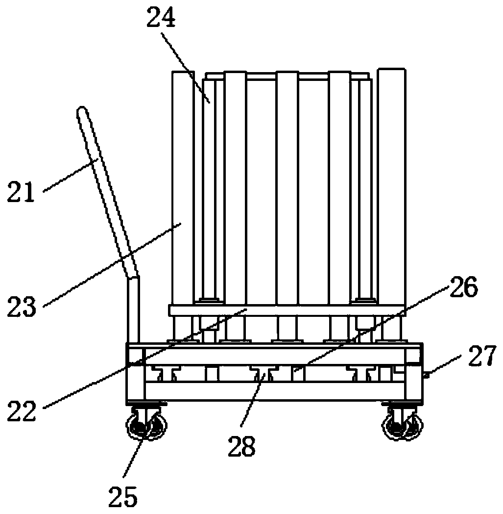 Automatic feeding and discharging production device for synchronous ring part machining