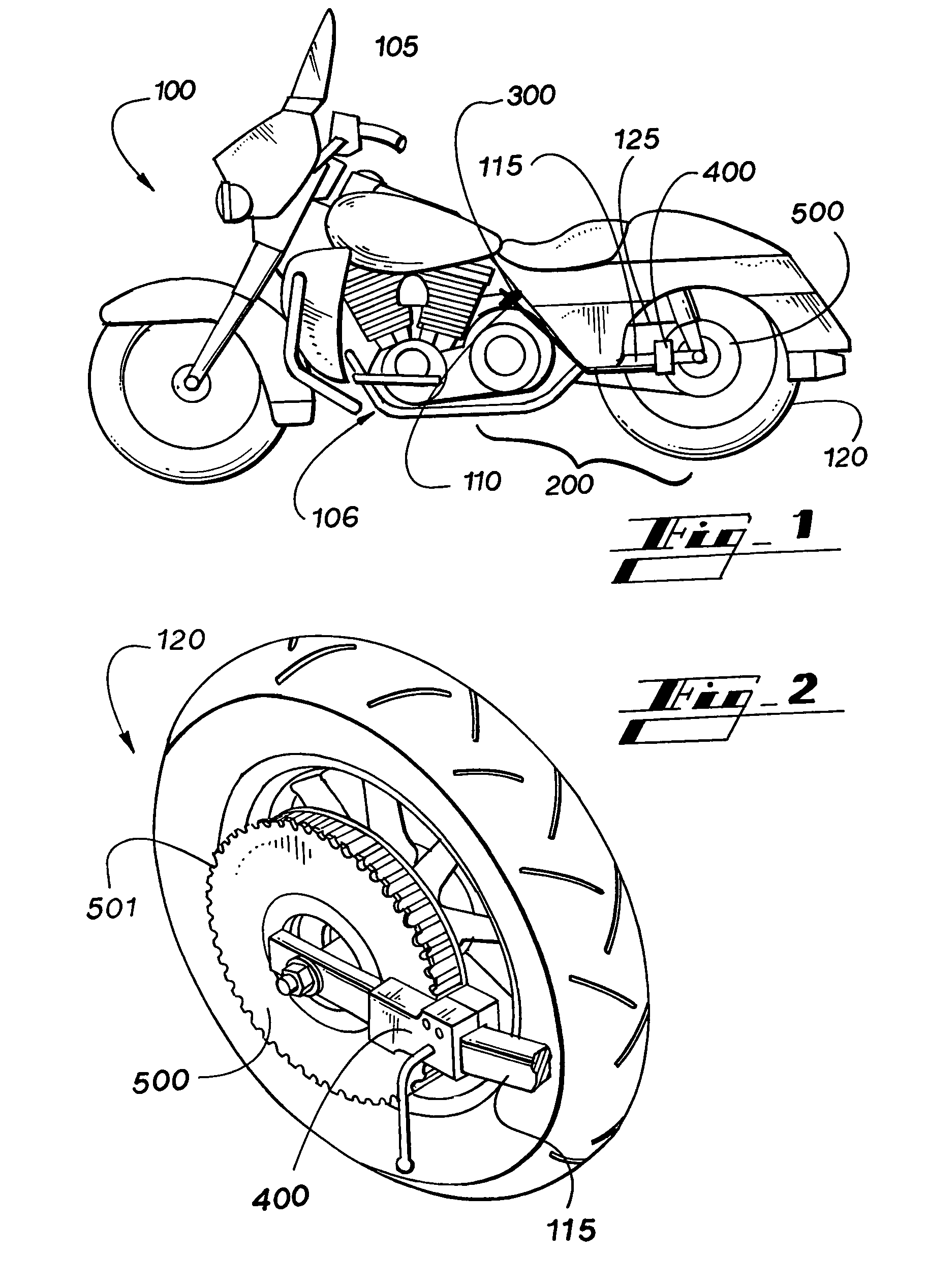 Reverse attachments for motorcycles